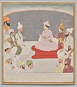 Raja Sansar Chand of Kangra and Courtiers by Unknown Artist