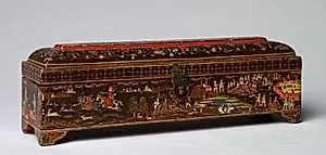 Rajput Box with Various Scenes by Unknown Artist