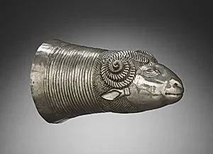 Ram-Head Drinking Vessel by Unknown Artist