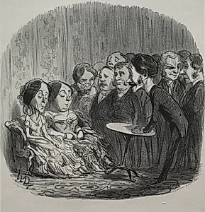 Rapping Spirits by Honoré Daumier (French, 1808–1879)