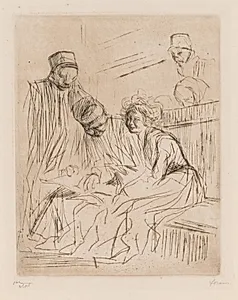 Reading of the Barrister's Brief by Jean Louis Forain (French, 1852–1931)