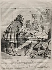 Recipe to Cure Colic by Honoré Daumier (French, 1808–1879)