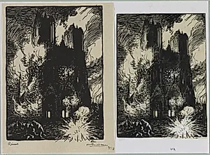 Reims by Auguste Louis Lepère (French, 1849–1918)