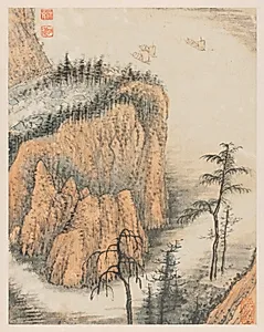 Reminiscences of Qinhuai River by Shitao (Chinese, 1642–1707)