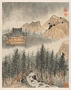 Reminiscences of Qinhuai River by Shitao (Chinese, 1642–1707)