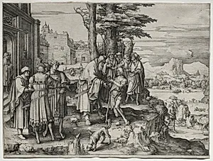 Return of the Prodigal Son by Lucas van Leyden (Dutch, 1494–1533)