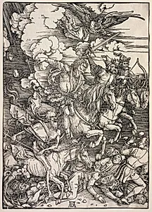 Revelation of St. John: The Four Horsemen by Albrecht Dürer (German, 1471–1528)