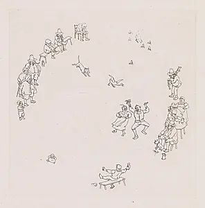 Revelers (Ribauds et Ribaudes) by Léonce Justin Alexandre Petit (French, 1839–1894)
