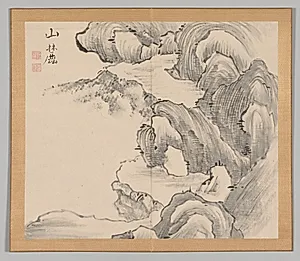 Reverberations of Taiga, Volume 1 (leaf 28) by Aoki Shukuya (Japanese, d. 1802)