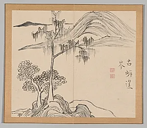 Reverberations of Taiga, Volume 1 (leaf 36) by Aoki Shukuya (Japanese, d. 1802)