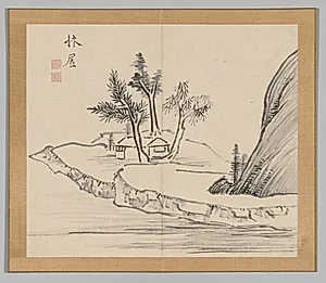 Reverberations of Taiga, Volume 2 (leaf 22) by Aoki Shukuya (Japanese, d. 1802)
