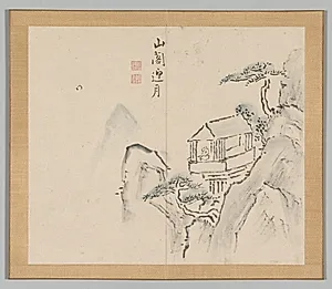 Reverberations of Taiga, Volume 2 (leaf 31) by Aoki Shukuya (Japanese, d. 1802)