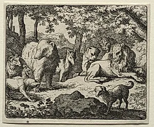 Reynard the Fox:  The Suspension of the Sentence by Allart van Everdingen (Dutch, 1621–1675)
