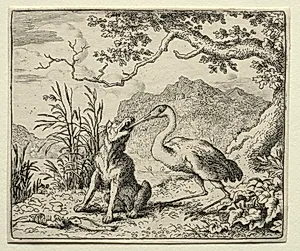 Reynard the Fox:  The Ungrateful Wolf by Allart van Everdingen (Dutch, 1621–1675)
