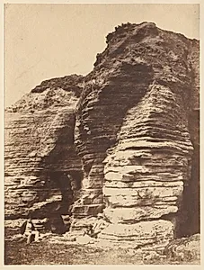 Rocks at Livermead near Torquay (England) by John Dillwyn Llewelyn (British, 1810–1882)