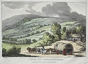 Rowlandson's Sketches from Nature:  Taunton Vale, Somersetshire
