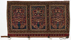 Royal Round Tent made for Muhammad Shah (wall panel with three design units) by Unknown Artist