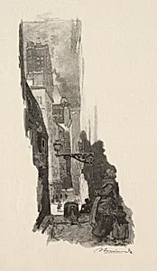 Rue Grenier sur l'Eau by Auguste Louis Lepère (French, 1849–1918)