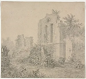 Ruins of an Abbey by Charles Norris (British, 1779–1858)