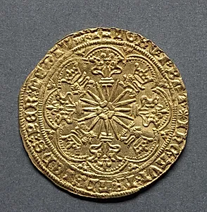 Ryal: Sun with Fleurs (reverse) by Unknown Artist