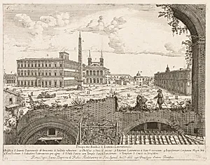 S. Giovanni in Laterano from "Prospectus Locurum Urbis Romae Insign[ium]"