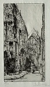 Saint-Etienne des Tonneliers a Rouen by Auguste Brouet (French, 1872–1941)