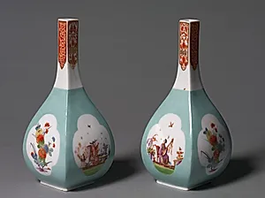 Saki Bottles by Meissen Porcelain Factory (German, est. c. 1710)