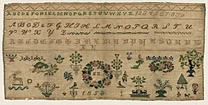 Sampler by Celia Kestenbaum Grossman (Austrian)