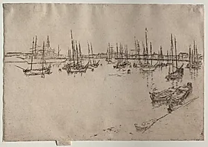 San Giorgio, Venice by James McNeill Whistler (American, 1834–1903)