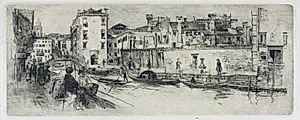 San Trovasso Canal, Venice by Frank Duveneck (American, 1848–1919)