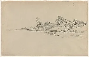 Sand Dunes, Lake Ontario by Homer Dodge Martin (American, 1836–1897)