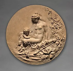 Satyress and Child by Clodion (French, 1738–1814)