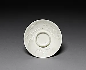 Saucer by Saint Cloud Porcelain Factory (French)