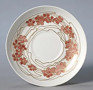 Saucer by M. Louise McLaughlin (American, 1847–1939)