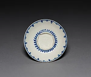 Saucer by Saint Cloud Porcelain Factory (French)