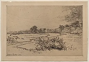 Sawley Abbey by Francis Seymour Haden (British, 1818–1910)
