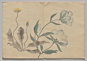 Scene from The Kōrin Picture Book (Volume 2) by Nakamura Hōchū (Japanese, d. 1819)