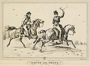 Scenes of Daily Life, Roads and Paths: Mail Route (Scènes de la vie quotidienne, Route et Chemins: Route de Poste)