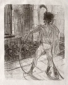 Schlomé Fuss in the Synagogue by Henri de Toulouse-Lautrec (French, 1864–1901)