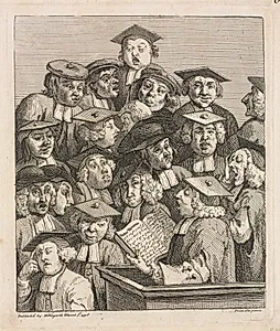 Scholars at a Lecture by William Hogarth (British, 1697–1764)