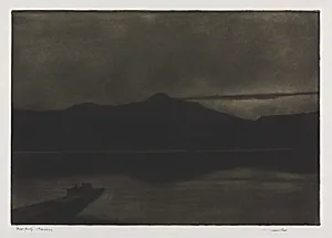Screel Hill and Urr Water from Kypford by Frank Short (British, 1857–1945)