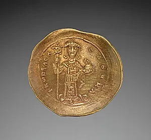 Scyphate Histamenon of Constantine X (obverse) by Unknown Artist