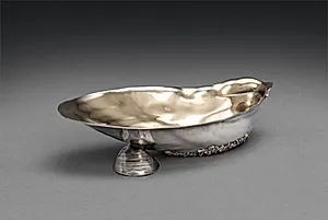 Seashell Salt with Shell and Crab Spoon by Gorham Manufacturing Company (America, est. 1831)