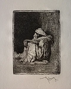 Seated Arabian by Mariano Fortuny (Spanish, 1838–1874)