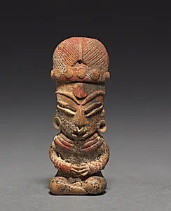 Seated Female Figurine by Unknown Artist