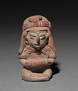 Seated Figurine Wearing a Bracelet by Unknown Artist