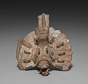 Seated Lord with Removable Headdress: Headdress by Unknown Artist