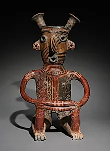 Seated Male Figure by Unknown Artist