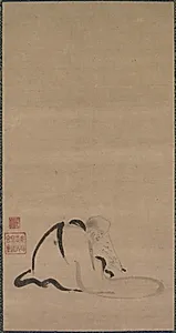 Seated Priest by Unknown Artist