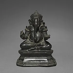 Seated Two-armed Ganesa by Unknown Artist